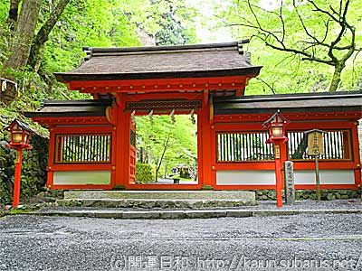 貴船神社　奥宮神門