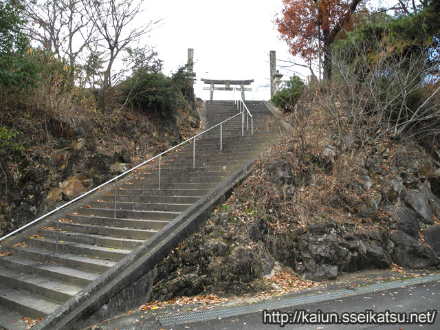 神の神社石段