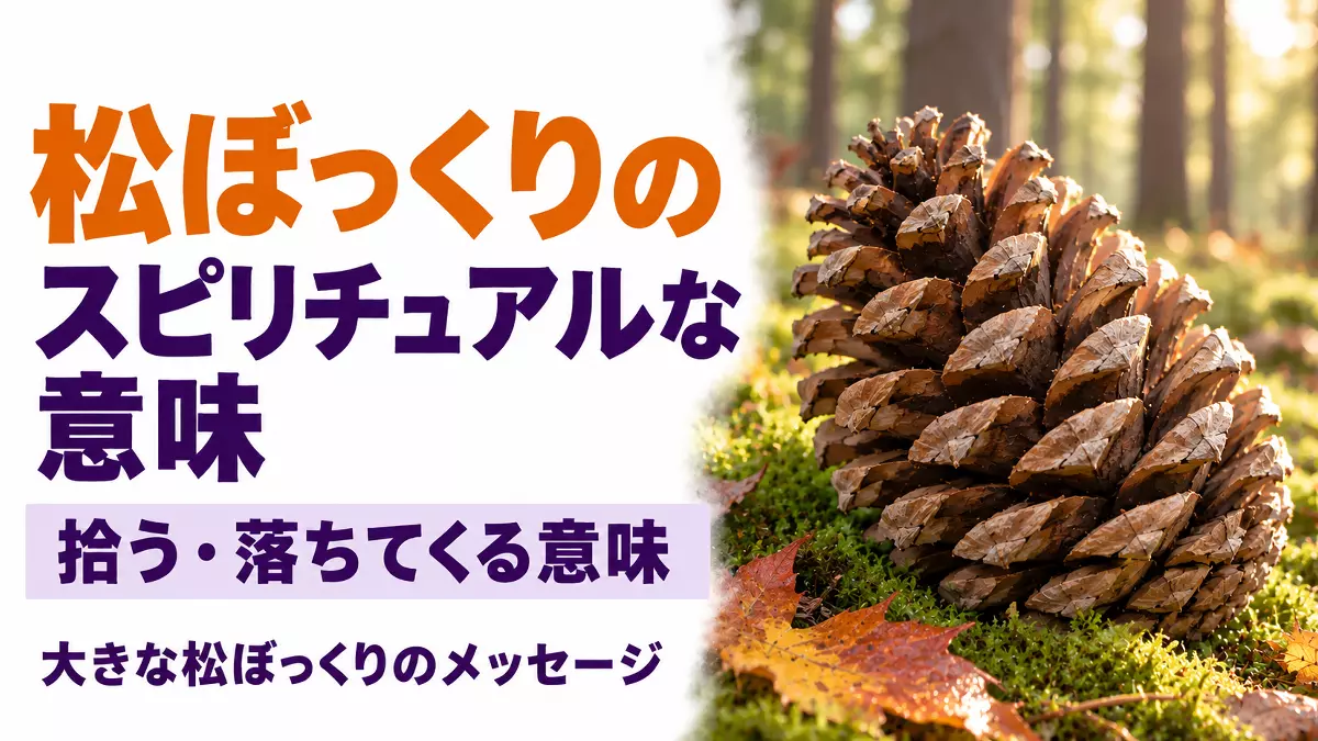 松ぼっくりのスピリチュアルな意味